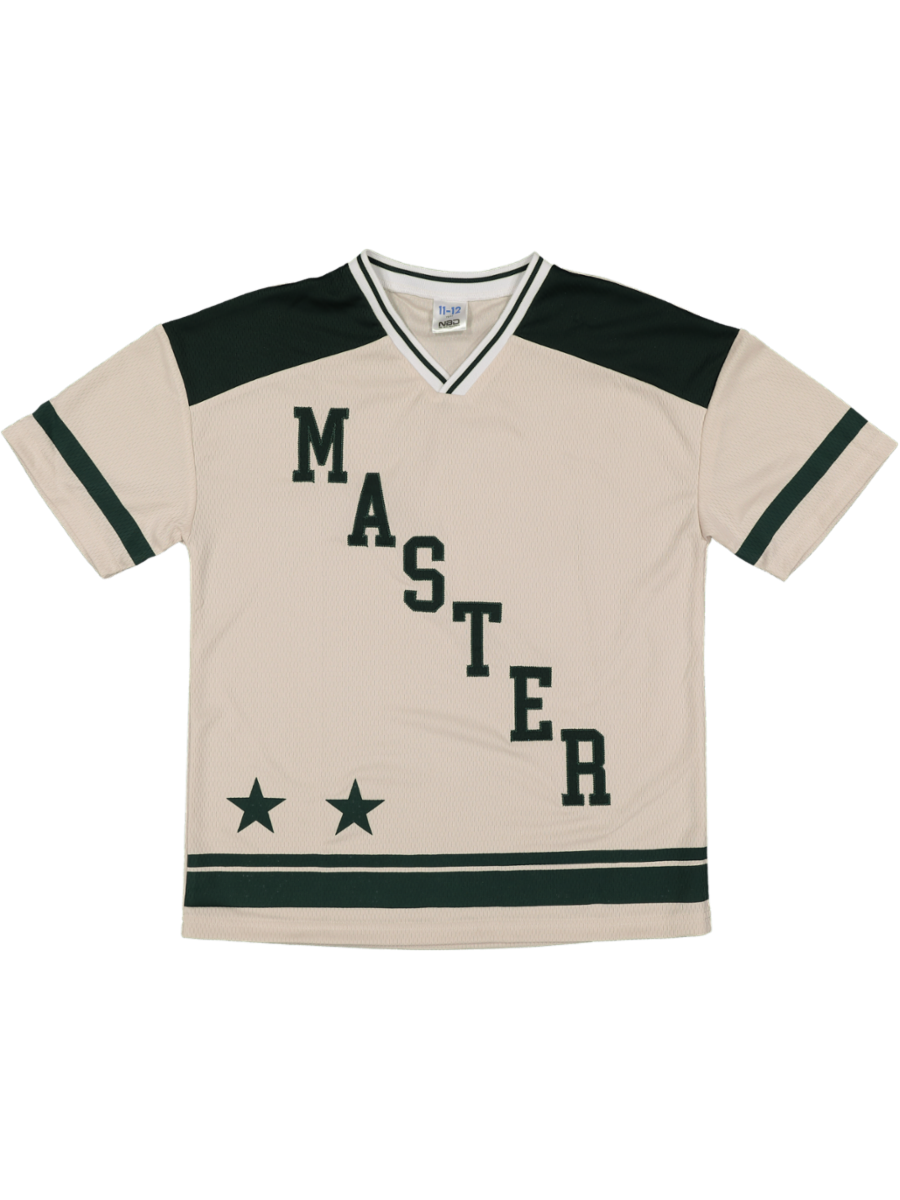Beige Baseball Top