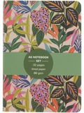 Assorted A6 Leafy Notebook Set