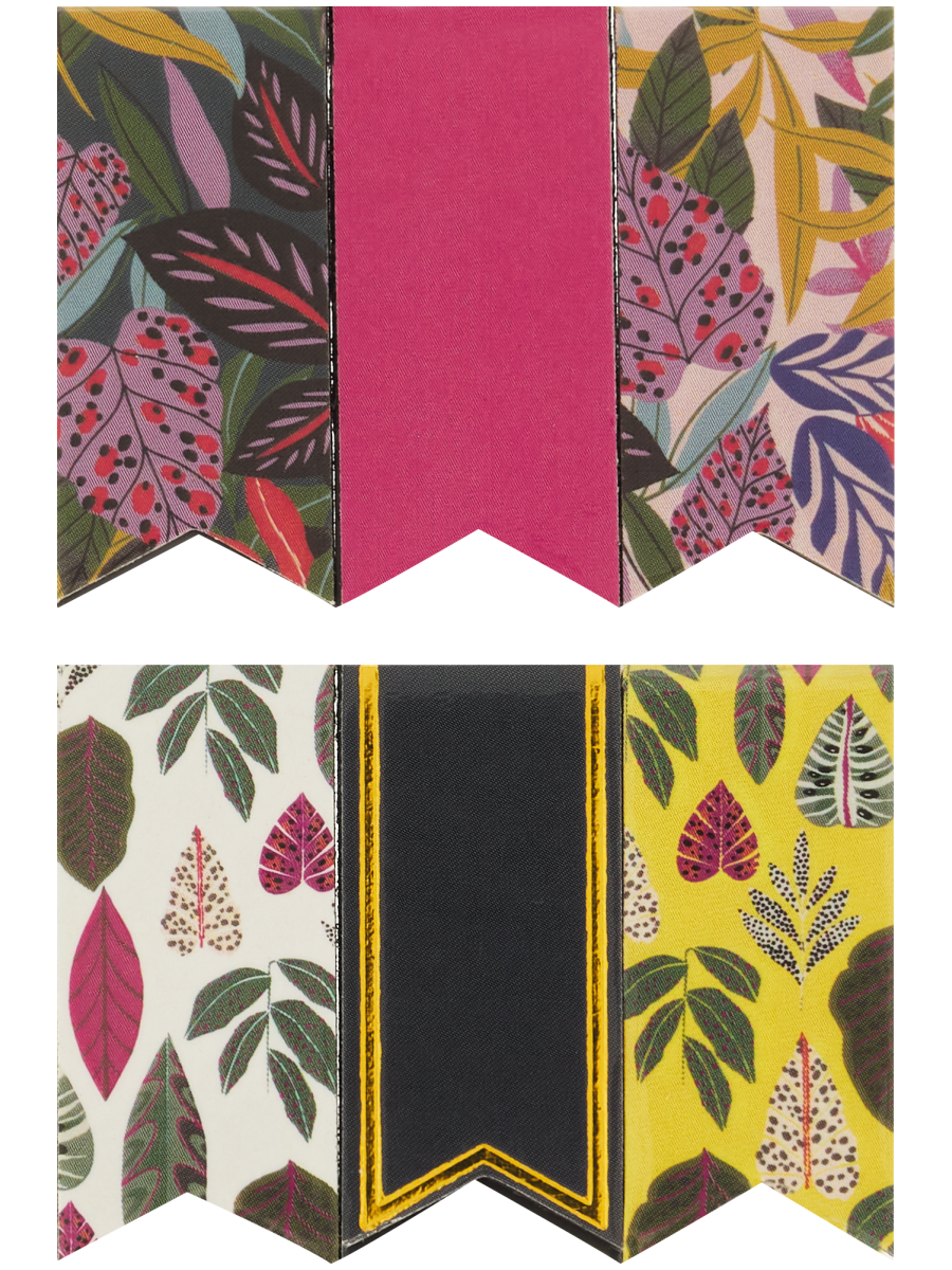 Assorted Leafy & Plain Magnetic Bookmark