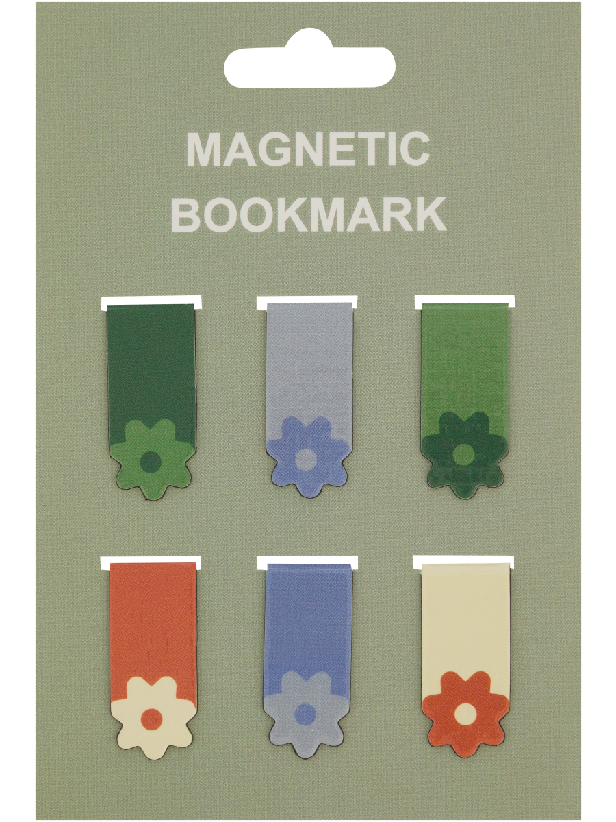 Floral Magnetic Bookmark