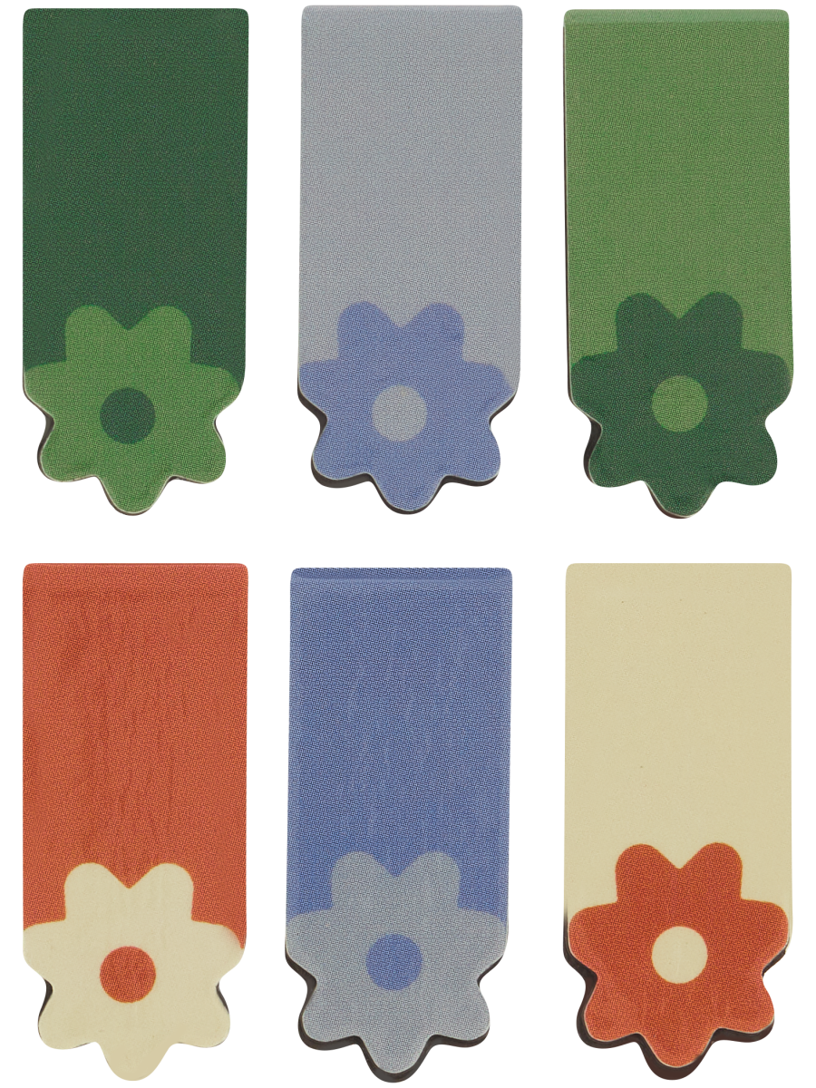 Floral Magnetic Bookmark