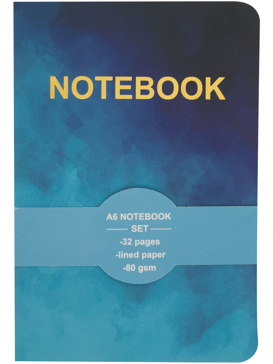 Assorted A6 Notebook Set