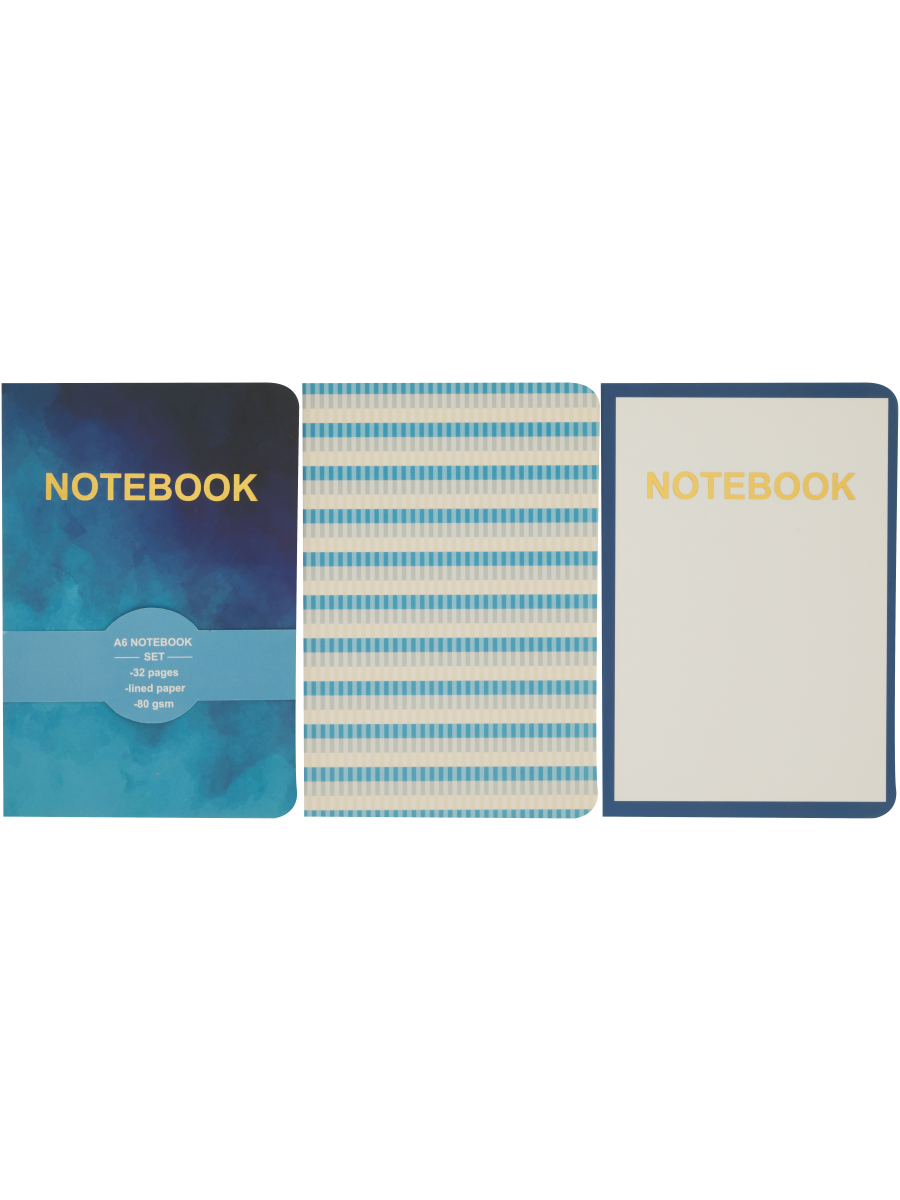 Assorted A6 Notebook Set