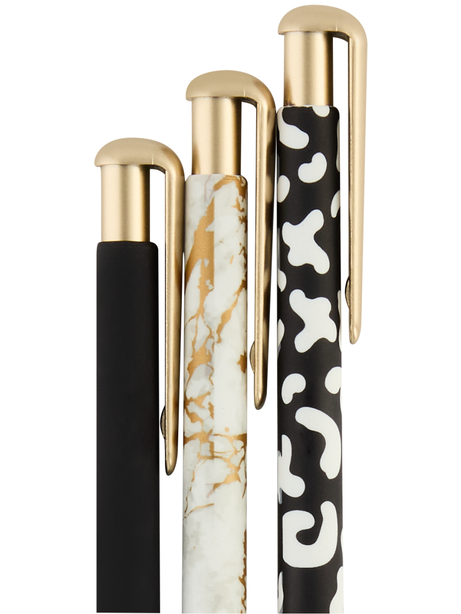 Soft Touch Ball Pens Black