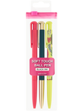 Soft Touch Ball Pens Black