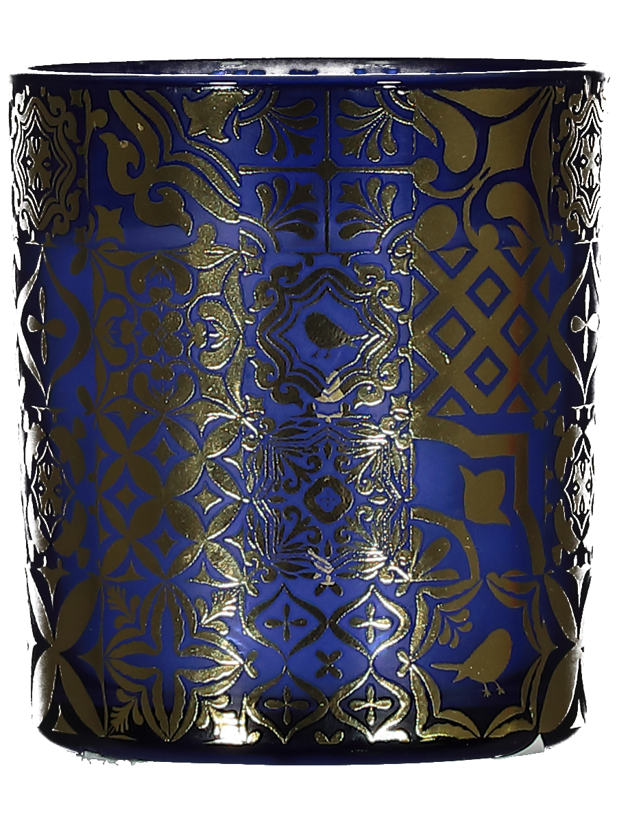 Candle With Gold Print