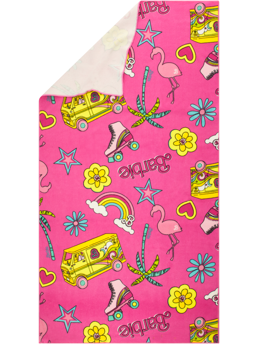 Barbie Printed Towel 70Cm X 130Cm
