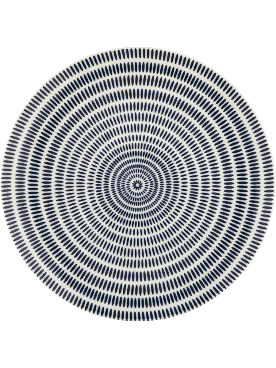 Blue Pad Dinner Plate