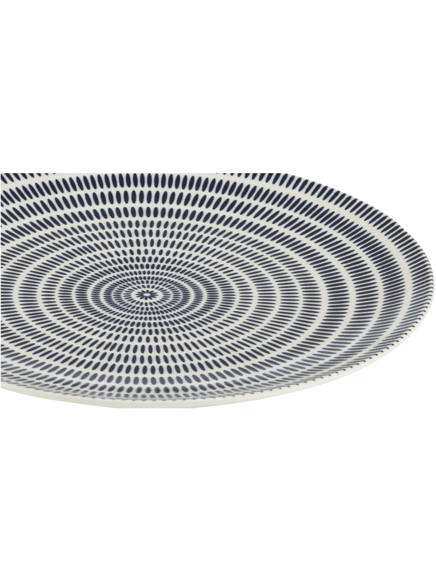 Blue Pad Dinner Plate