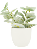 White Artificial Pot Plant