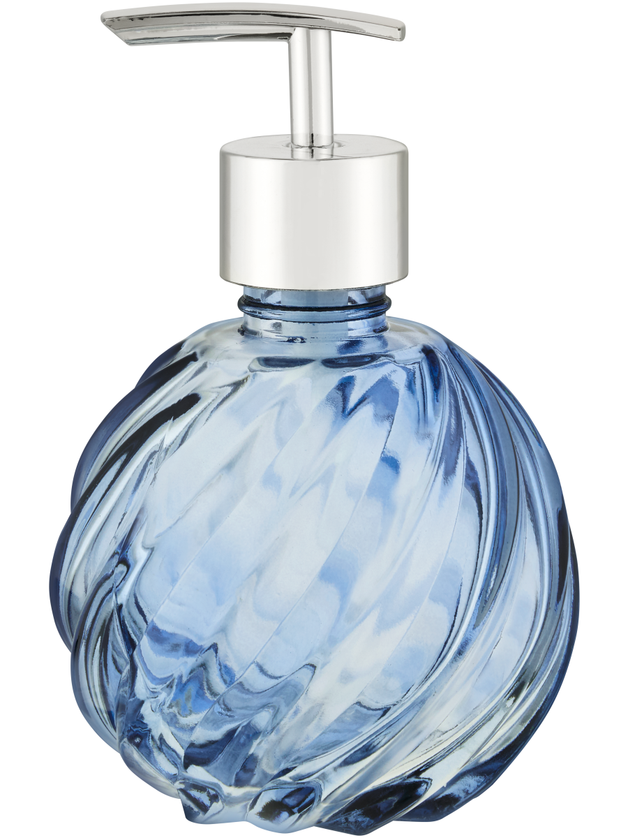 Blue Swirl Glass Dispenser