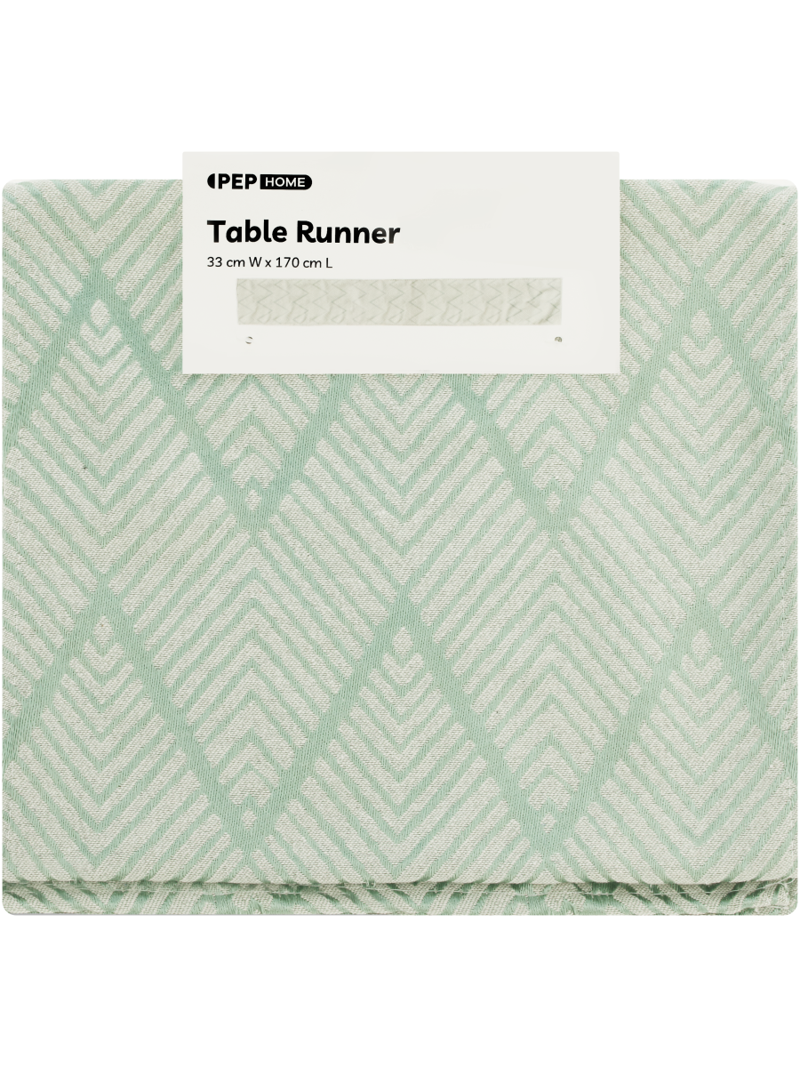 Green Table Runner