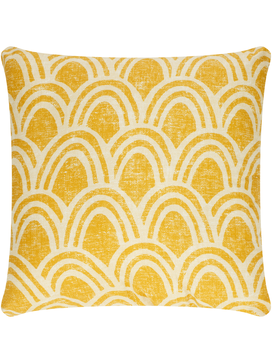Yellow Pattern Scatter Cushion 45X45Cm