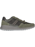 Green Faux Suede Retro Sneakers