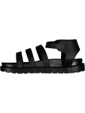 Chunky Sole Black Strappy Sandals (1)
