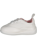 White Pull On Sneakers