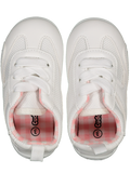 White Pull On Sneakers