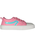 Pink Lace-Up Sneakers