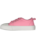 Pink Lace-Up Sneakers (1)