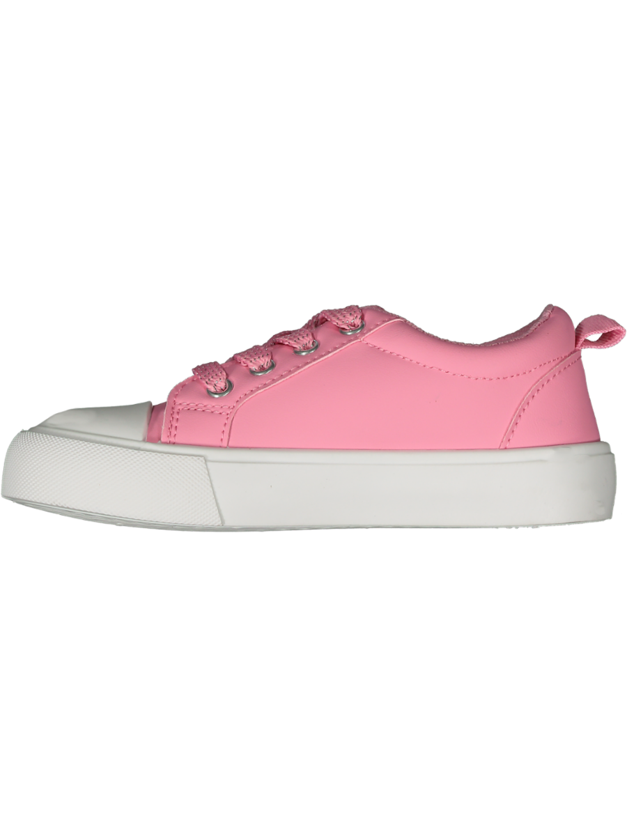 Pink Lace-Up Sneakers (1)