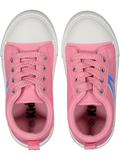 Pink Lace-Up Sneakers (2)