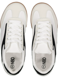 White Retro Sneakers