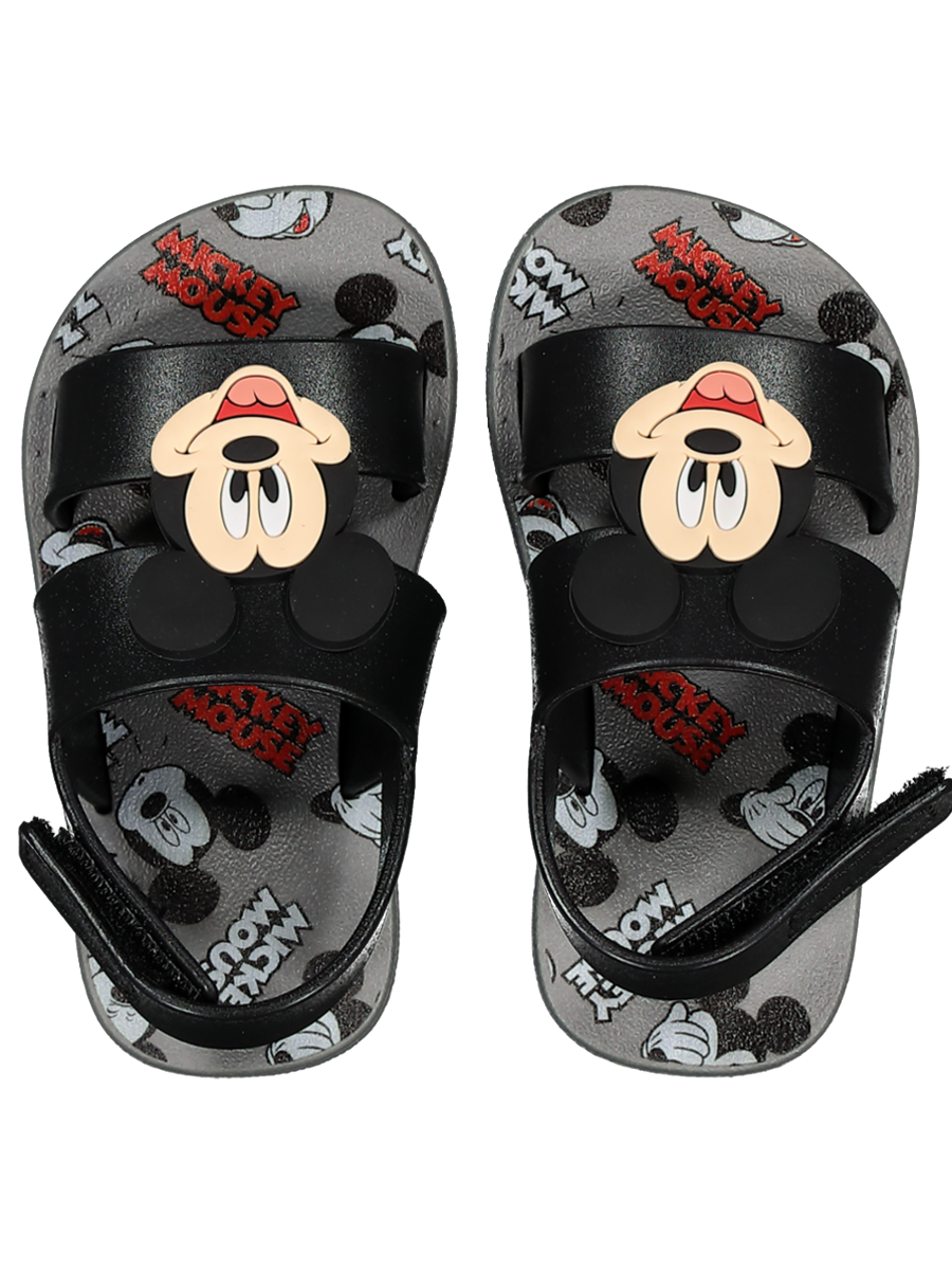 Mickey Mouse Black Sandals
