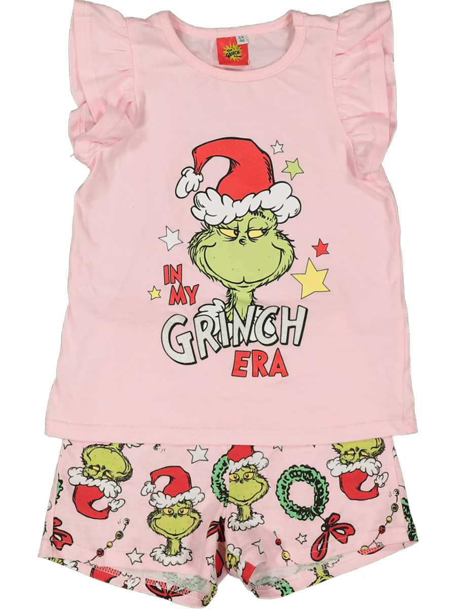 Pink Grinch Pyjama Set