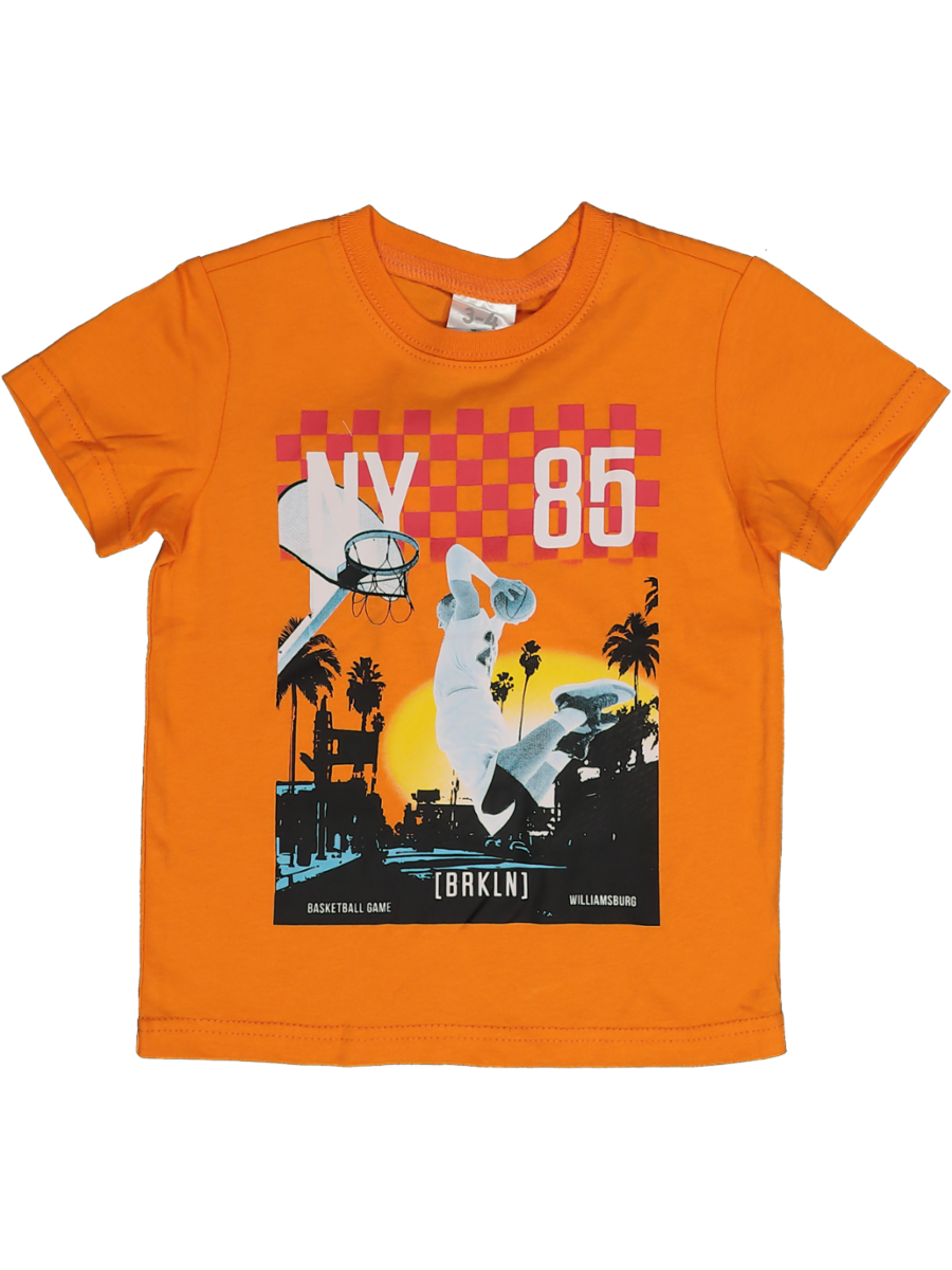 Orange Graphic T-Shirt
