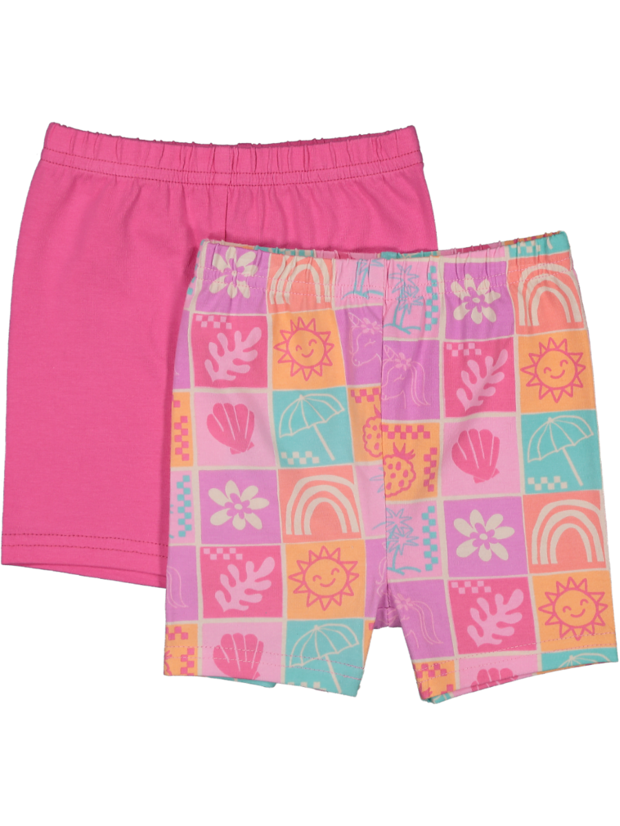 2 Pack Pink Cycle Shorts