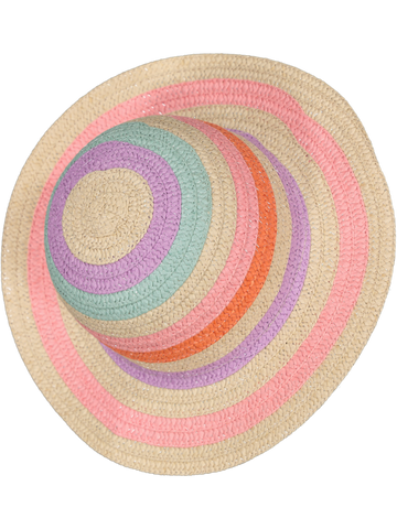 Rainbow Straw Hat