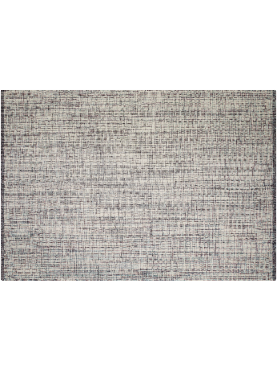 Large Black Jacquard Rug