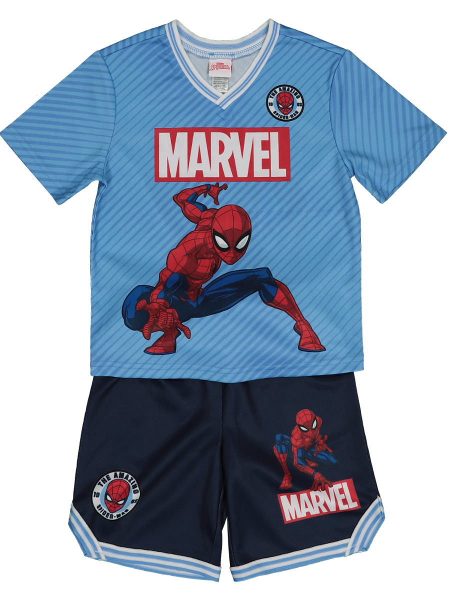 Blue Spiderman Active Shirt