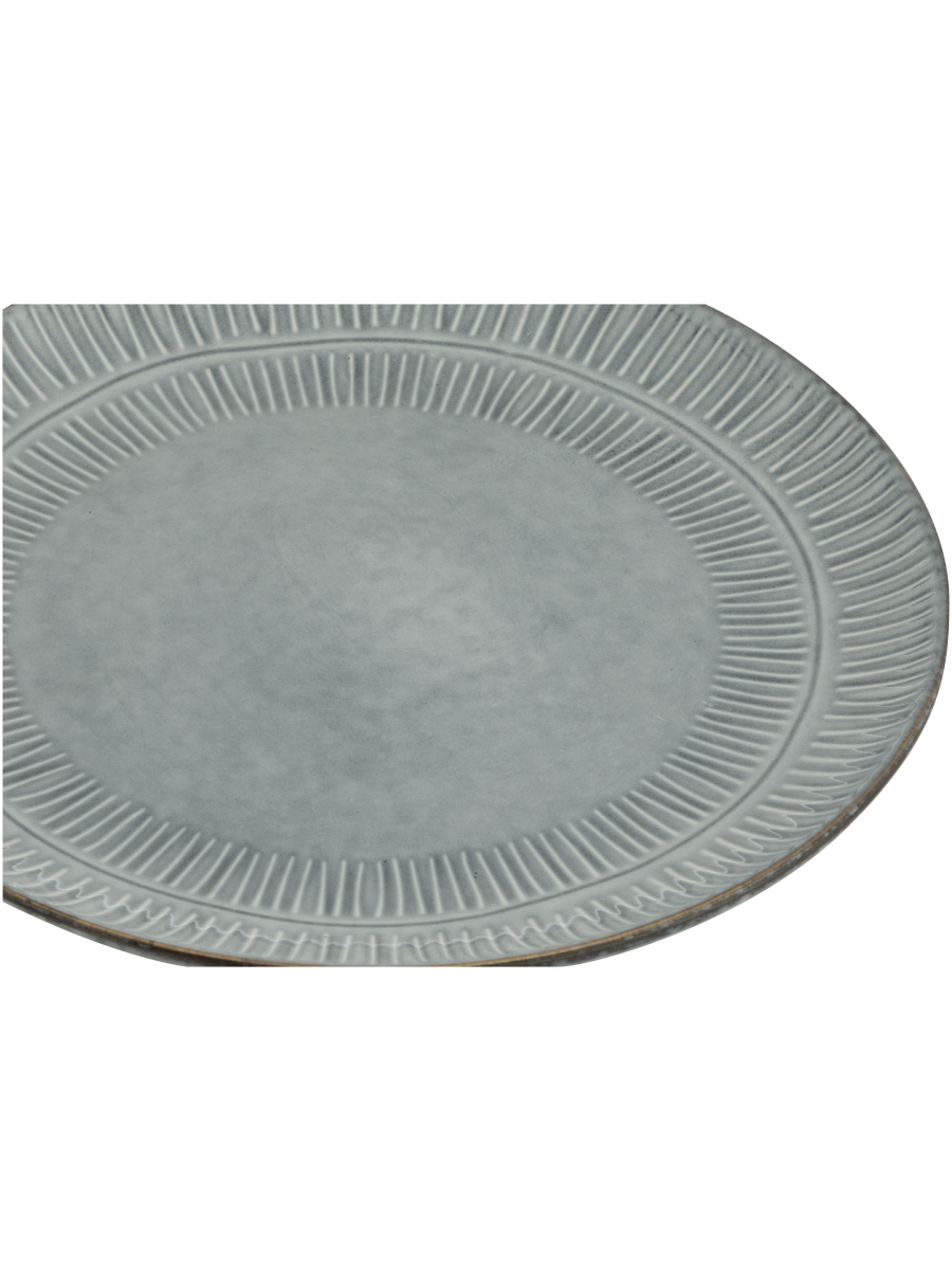 Patterned Ceramic Dinner Plate