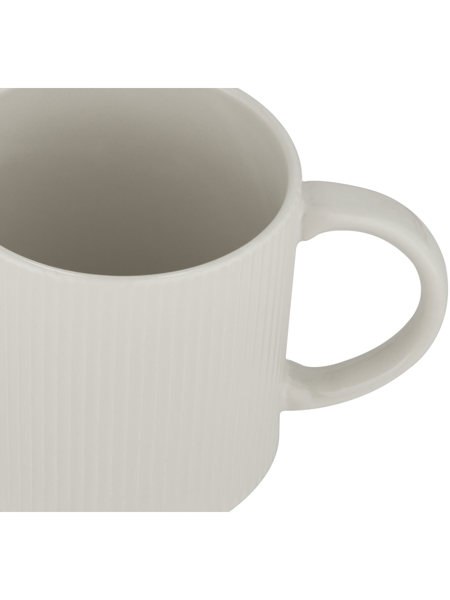 Ceramic Ribbed Mug