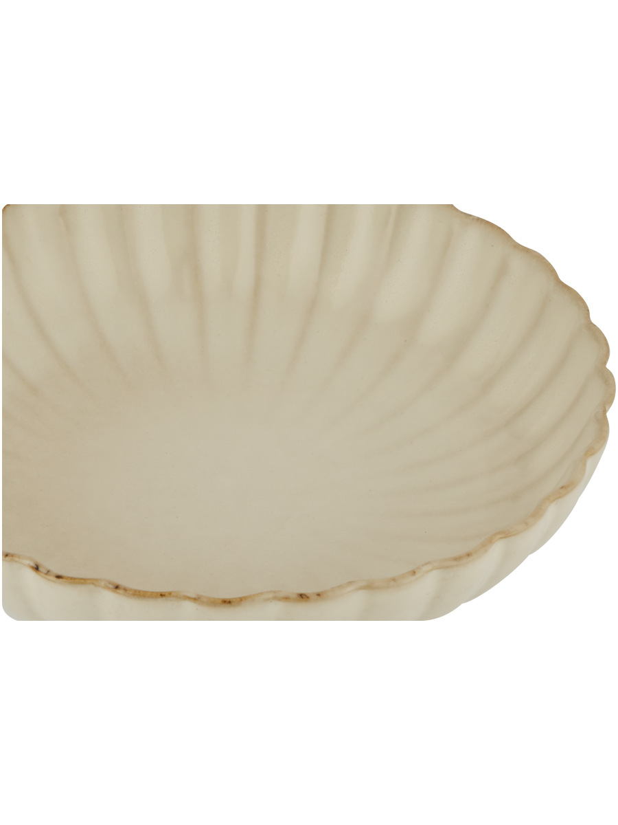Shell Ceramic Bowl 20x5.5cm