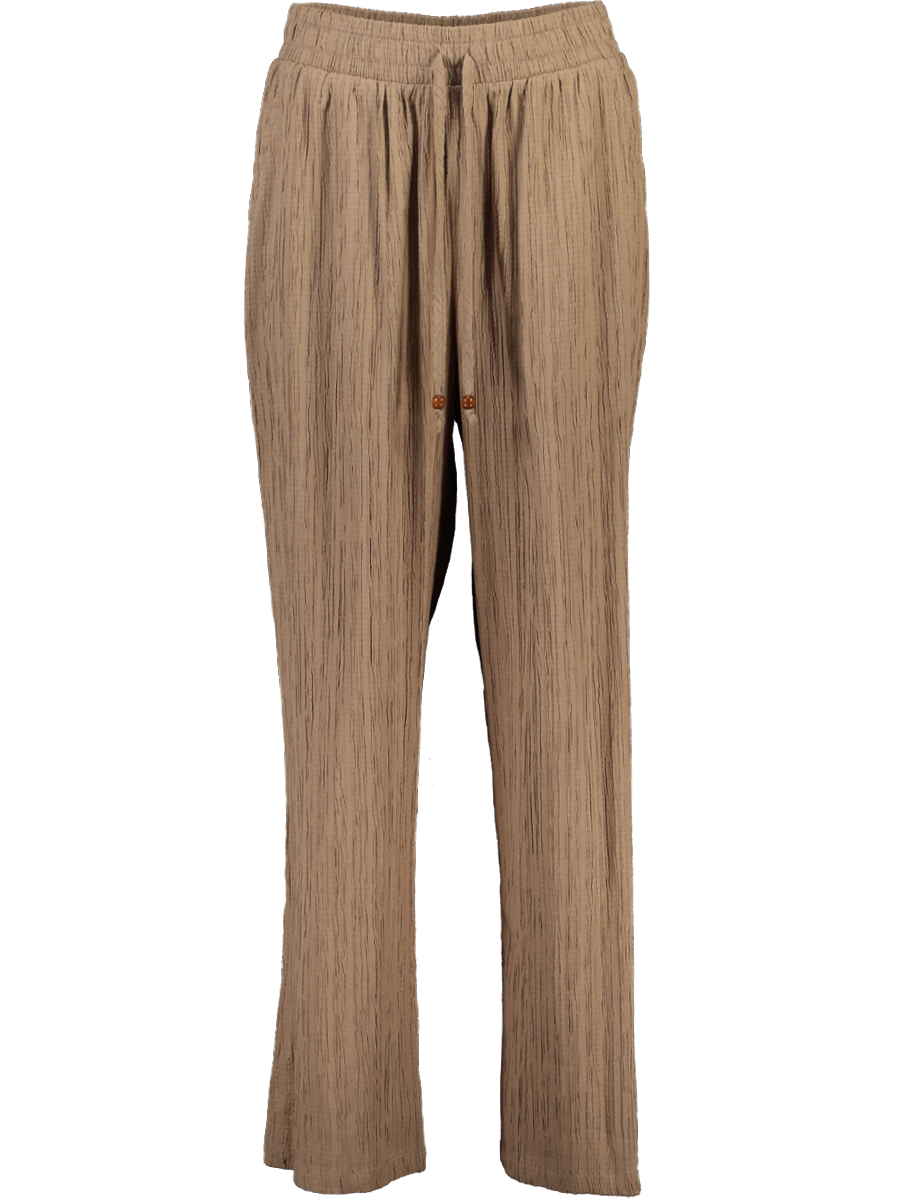 Brown Relaxed Wide Leg Pants