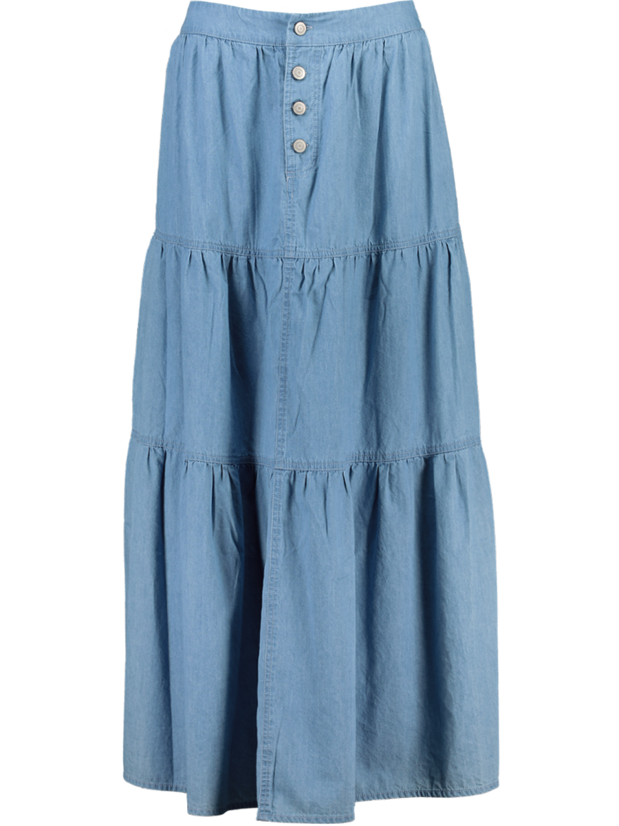 Blue Midi Skirt