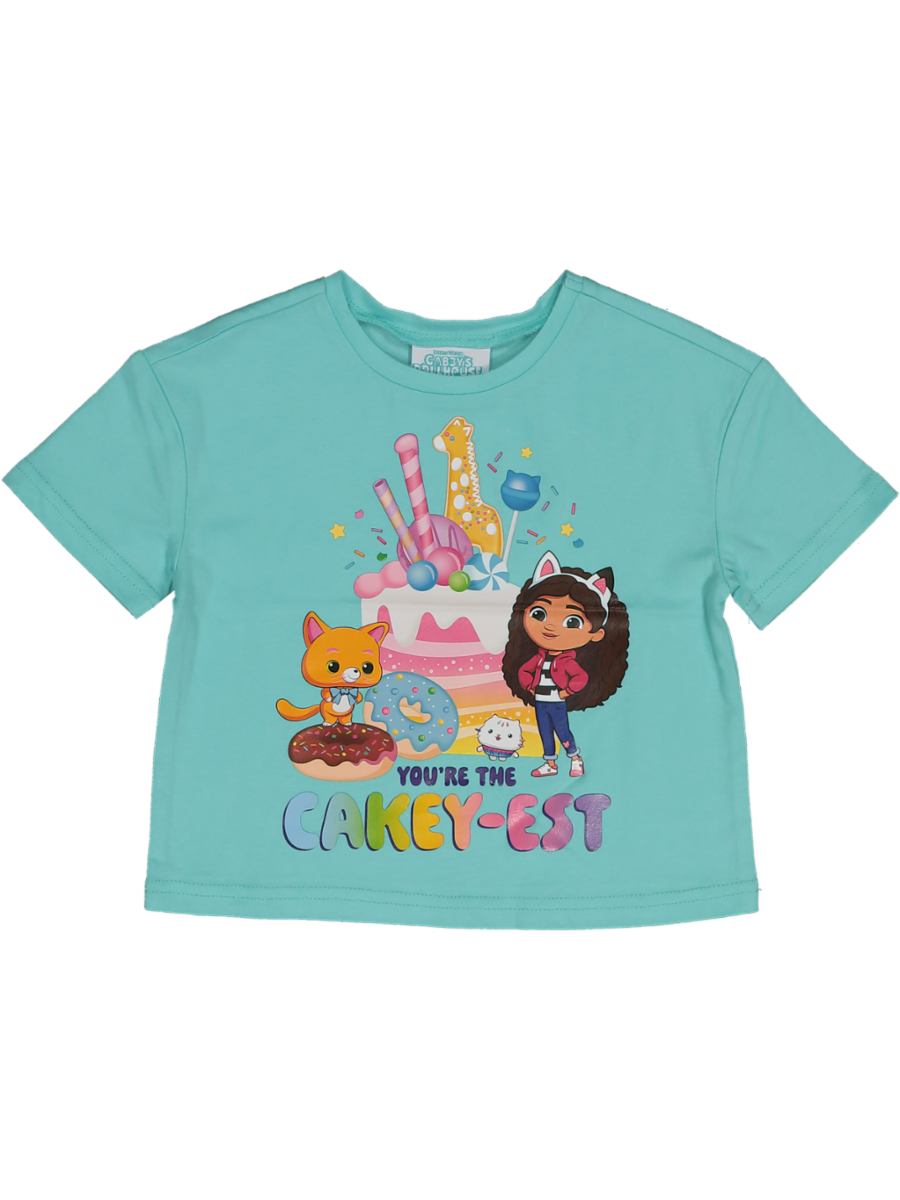 Aqua Boxy Gabby T-Shirt