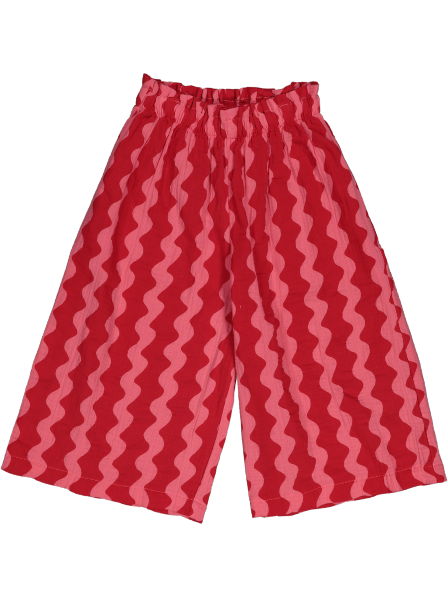 Red Wide Leg Pants