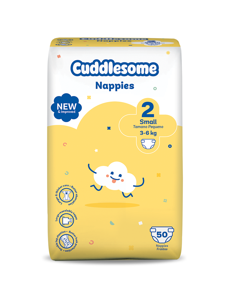 Cuddlesome Value Pack Nappies size 2 small 50s