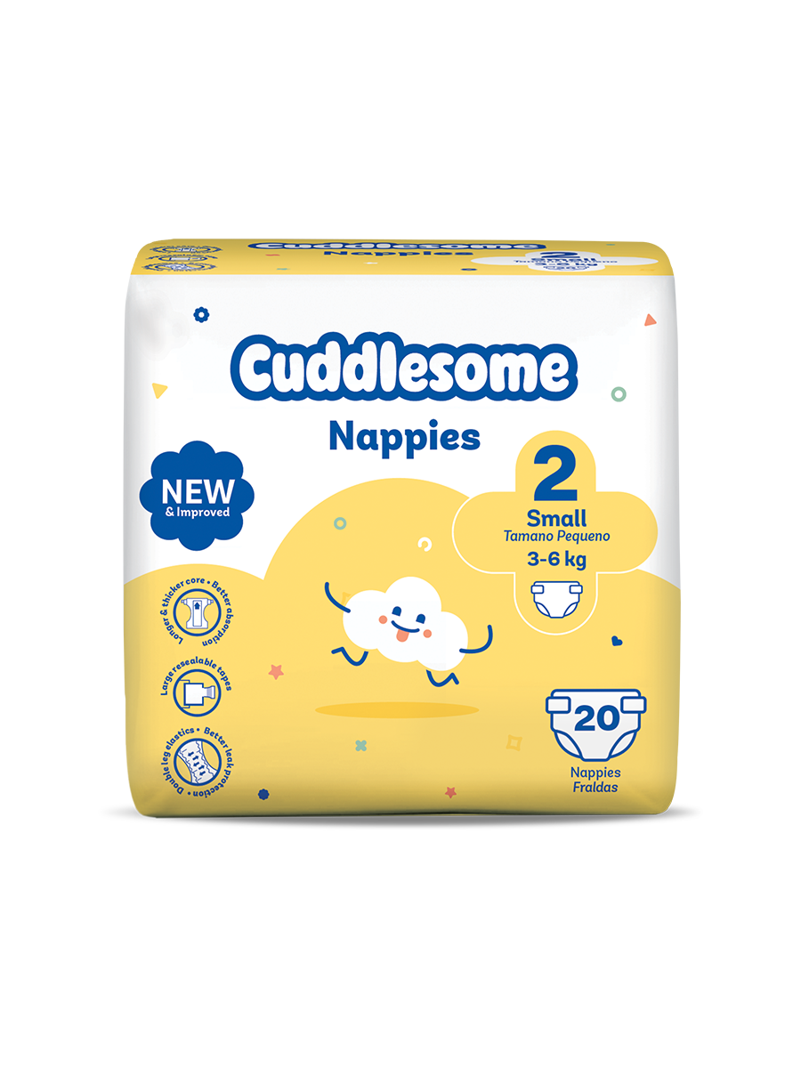 Cuddlesome Mini Pack Nappies size 2 small 20s