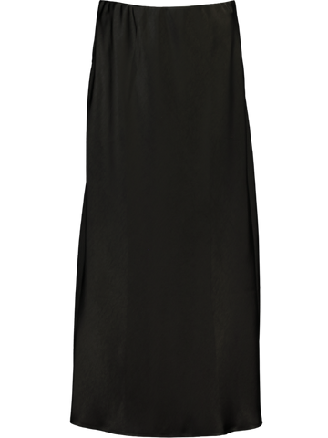 Black Long Smart Skirt