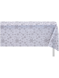 Silver Snowflakes Lightweight Tablecloth (1)