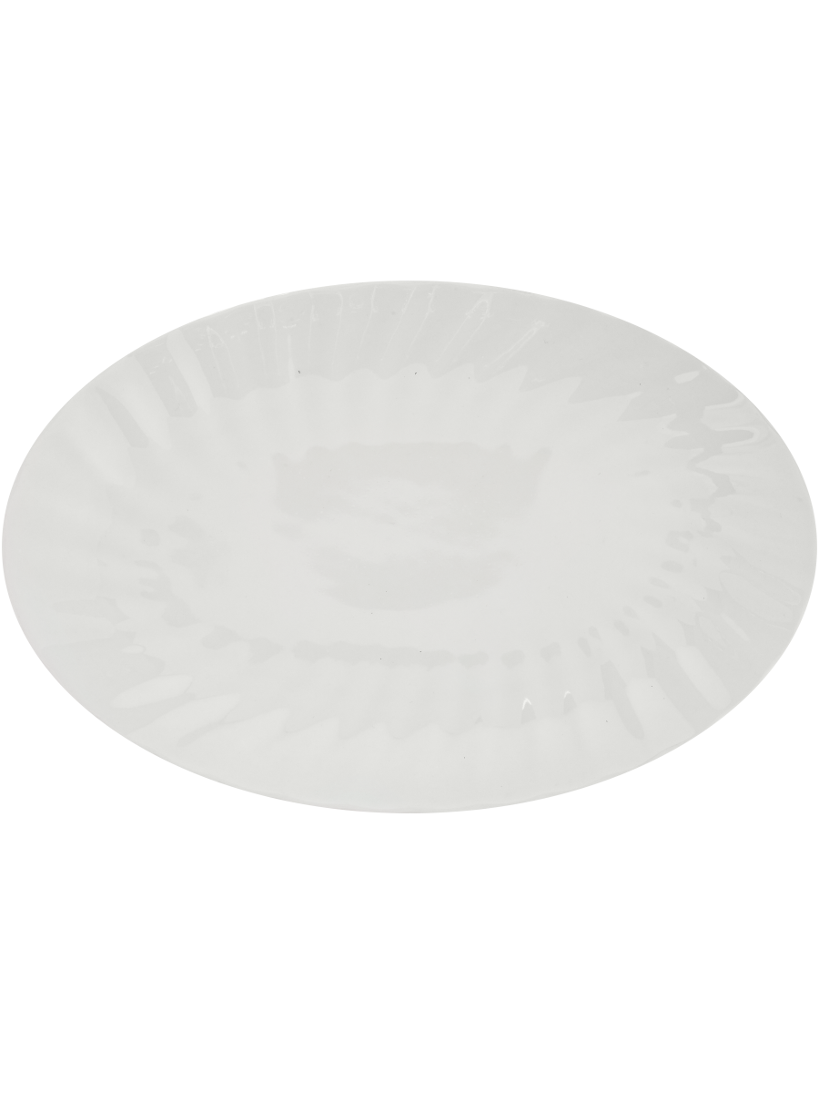 Patterned Oval Platter