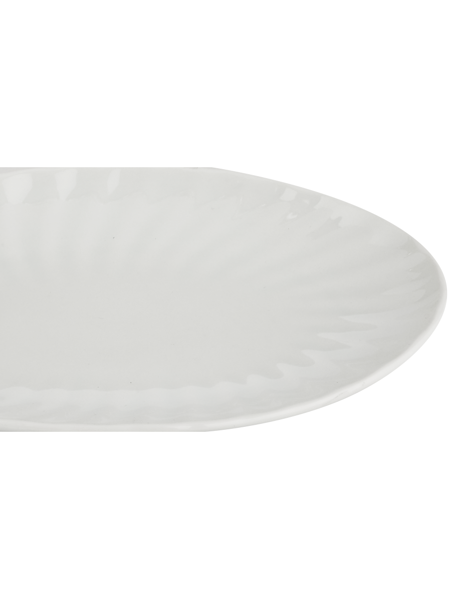 Patterned Oval Platter