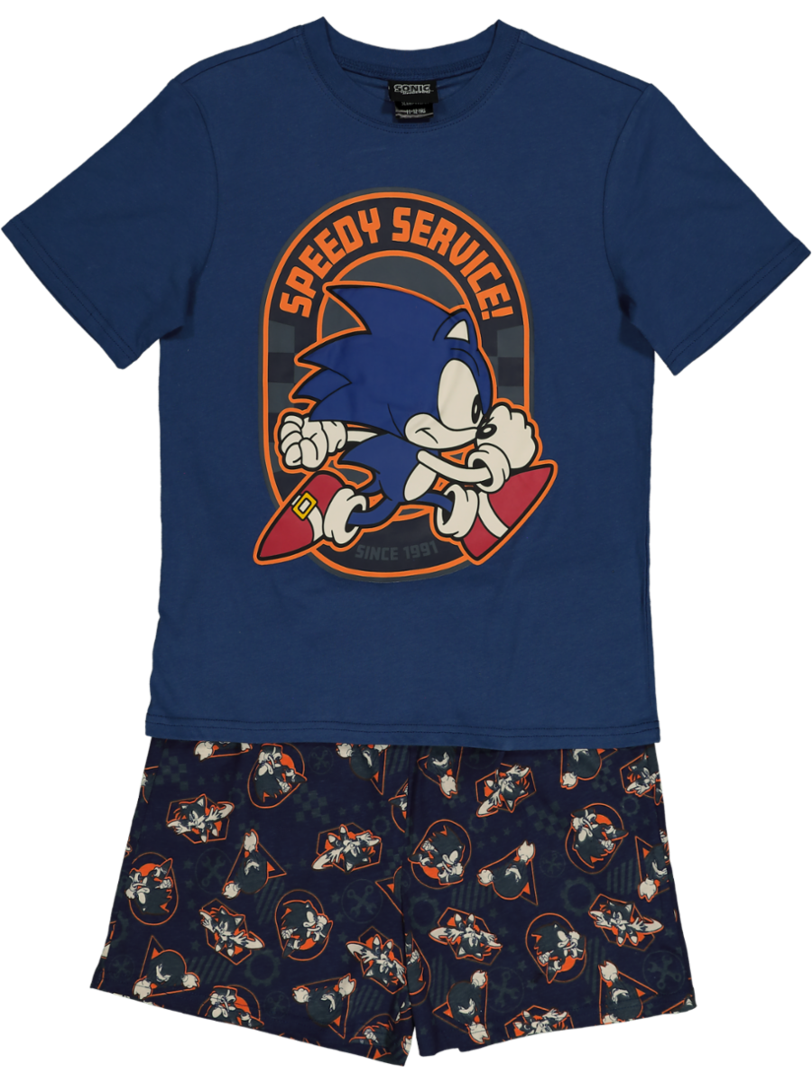 Navy Sonic Pyjama Set