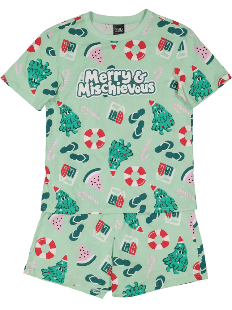 Green Christmas Pyjamas