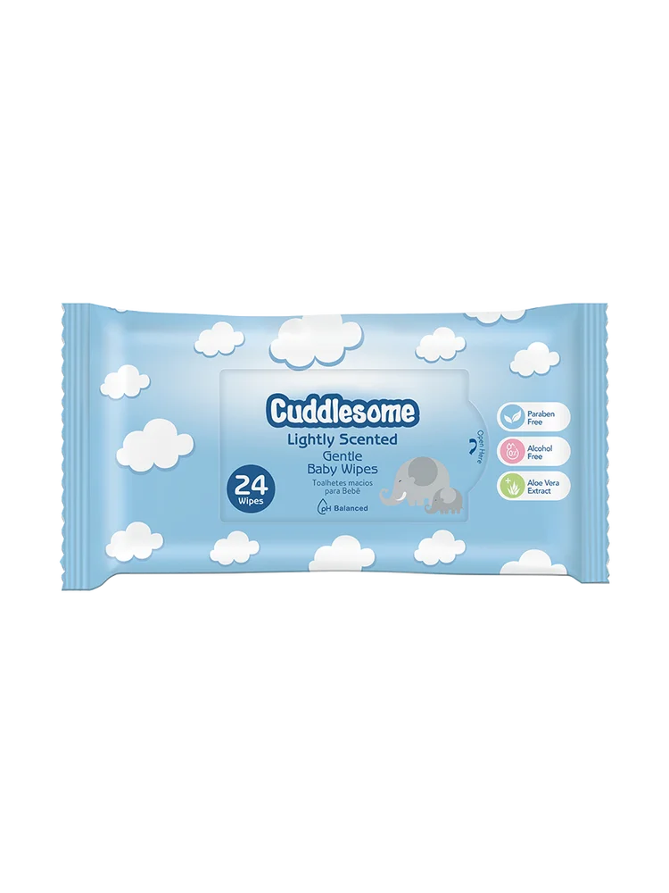 Cuddlesome Gentle Baby Wipes  24s