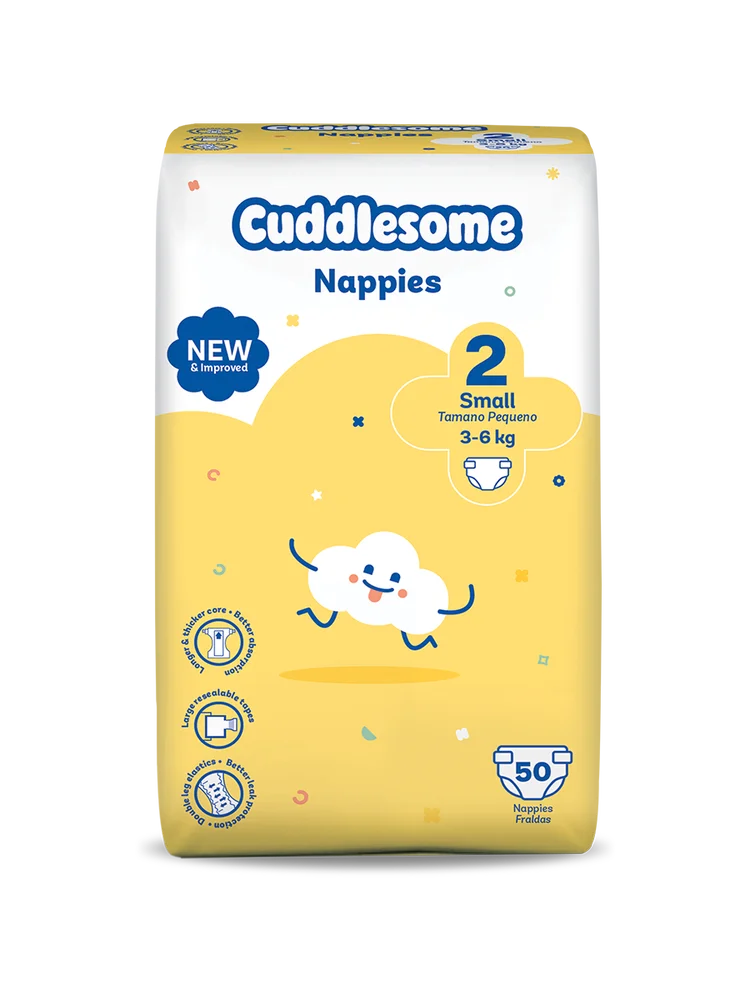 Cuddlesome Value Pack Nappies size 2 small 50s
